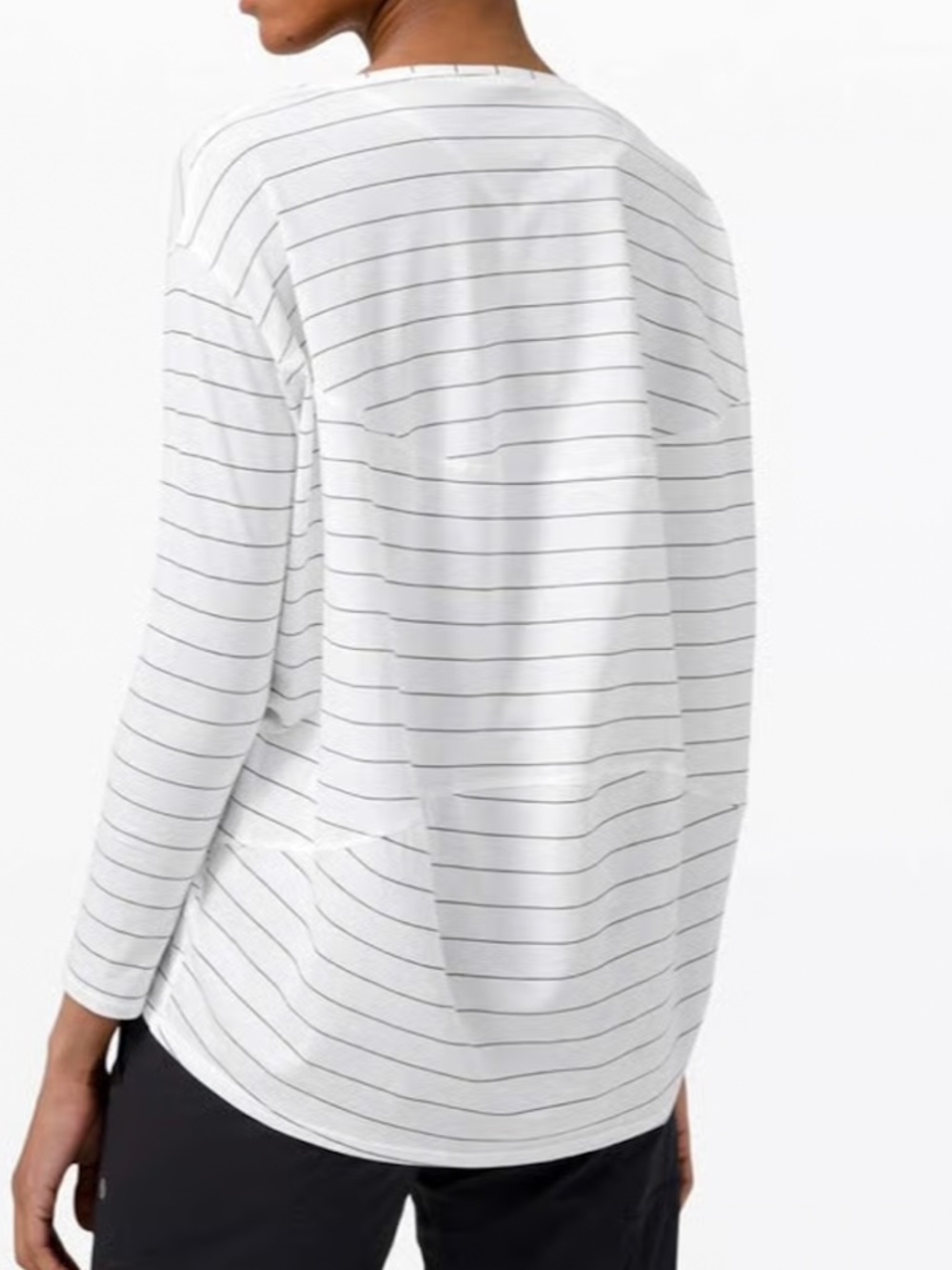 Lululemon Women's Back in Action Long-sleeve Shirt, Size 8